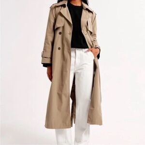 Abercrombie Elevated Trench Coat (NWT)